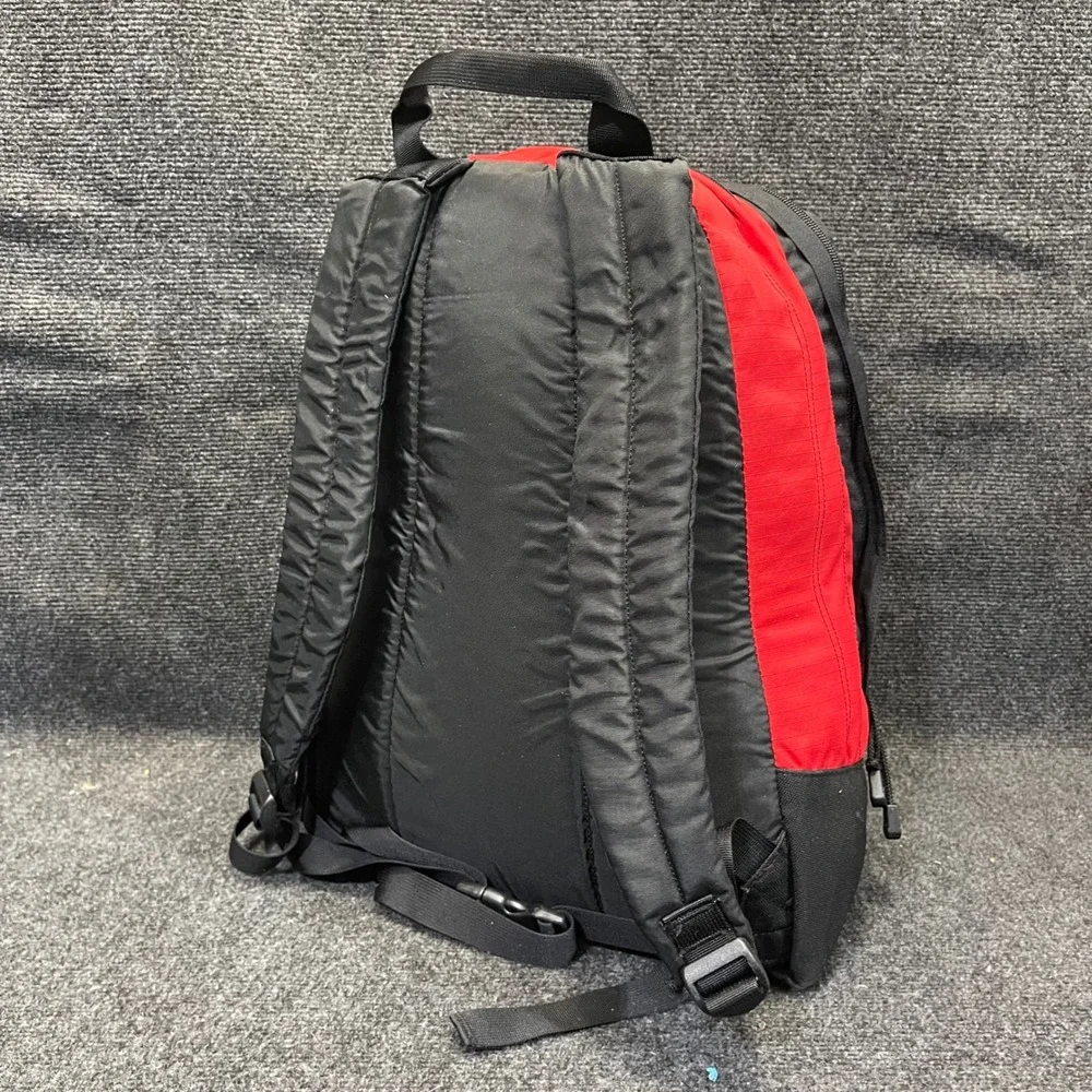 The North Face Tenaya Backpack Red/Black Vintage‎ Bag Y2K Hiking Daypack